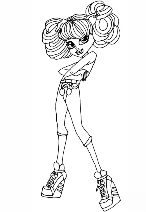 kolorowanka Howleen Wolf