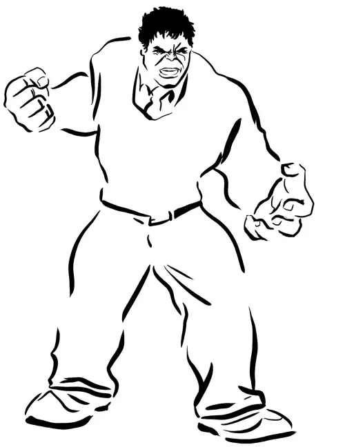 kolorowanka Hulk