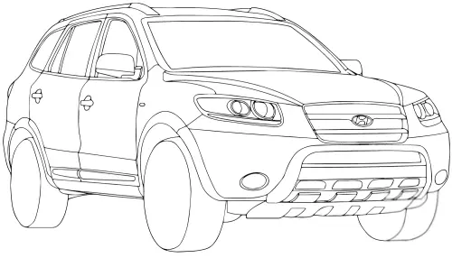 kolorowanka Hyundai