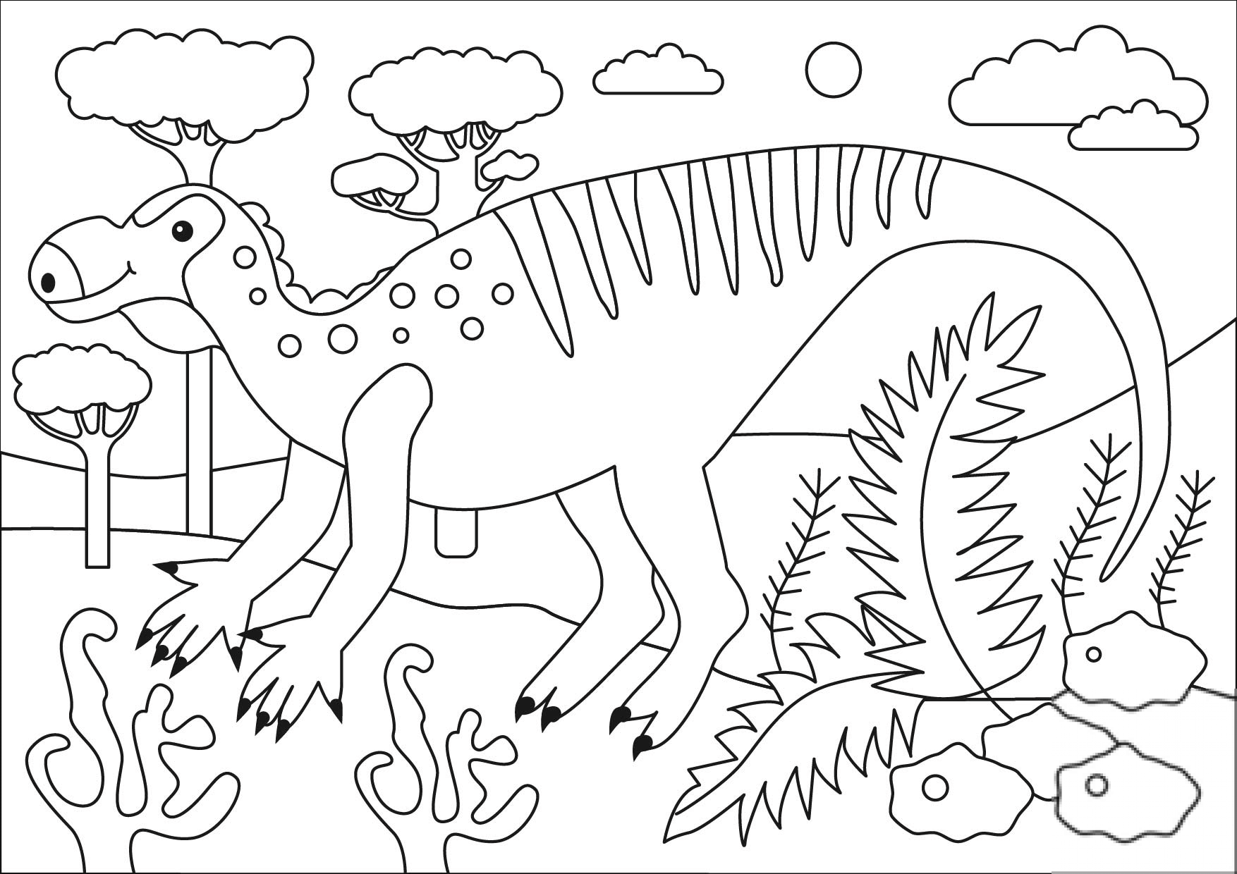 kolorowanka Iguanodon