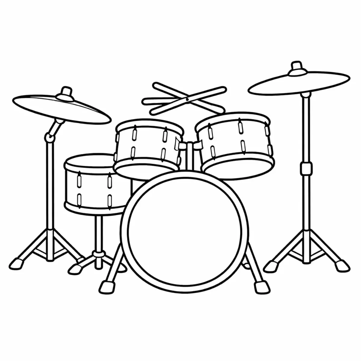 kolorowanka instrumenty perkusyjne kolorowanka