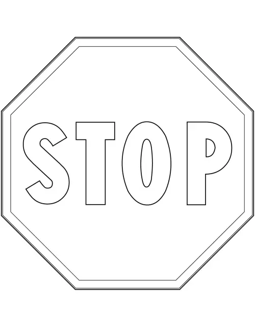 kolorowanka Italy Road Signs