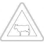 "Domestic Animals" Sign in Italy