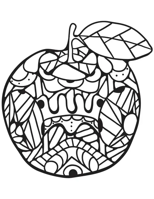 kolorowanka Jabłko