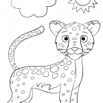 Cute Cartoon Jaguar