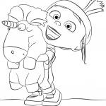 Agnes with Unicorn