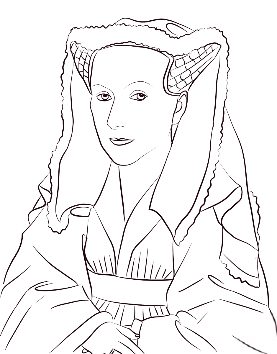 kolorowanka Jan van Eyck