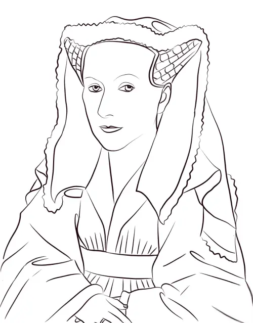 kolorowanka Jan van Eyck