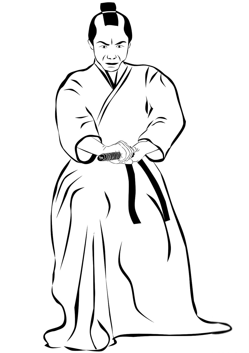 Samurai with Katana