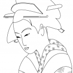 Portret japonki