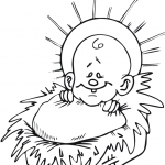 Jesus in a Manger