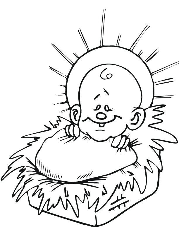 Jesus in a Manger