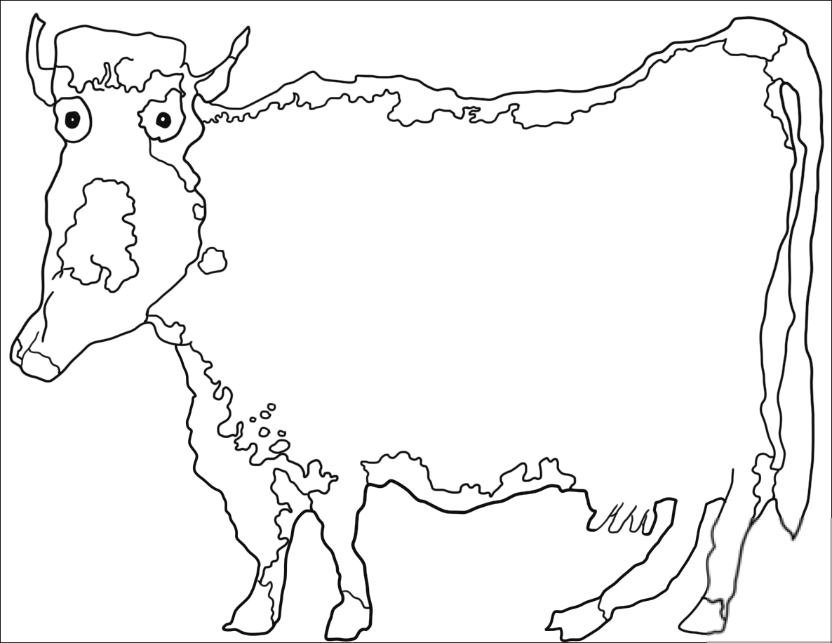Krowa o subtelnym nosie, Jean Dubuffet