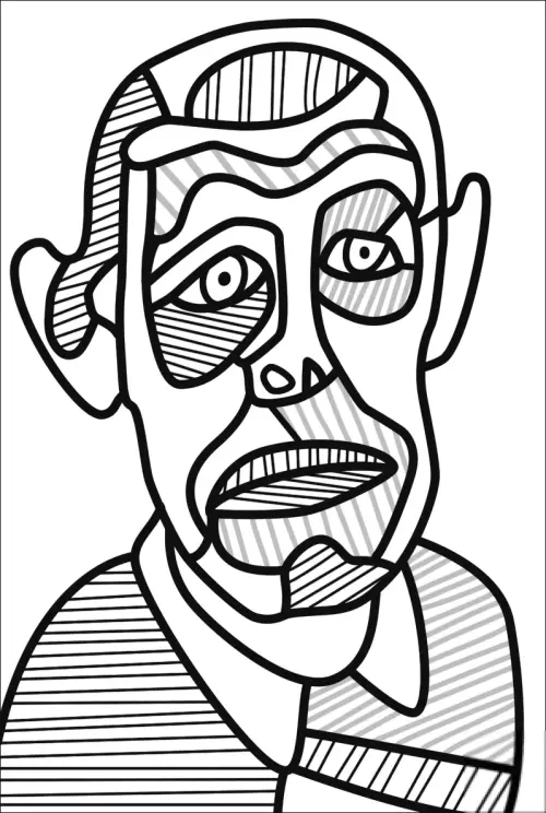 kolorowanka Jean Dubuffet