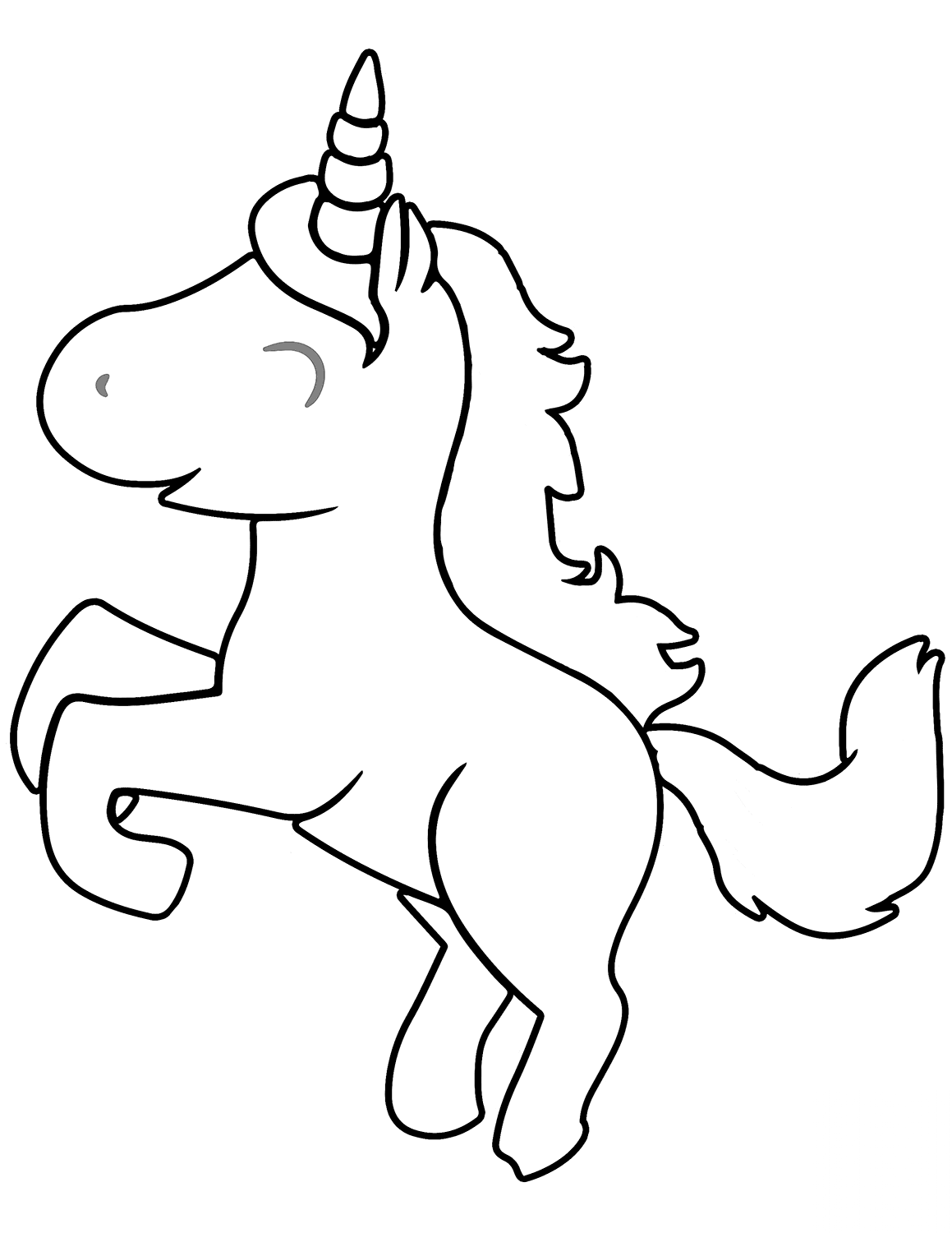 Cute Cartoon Unicorn