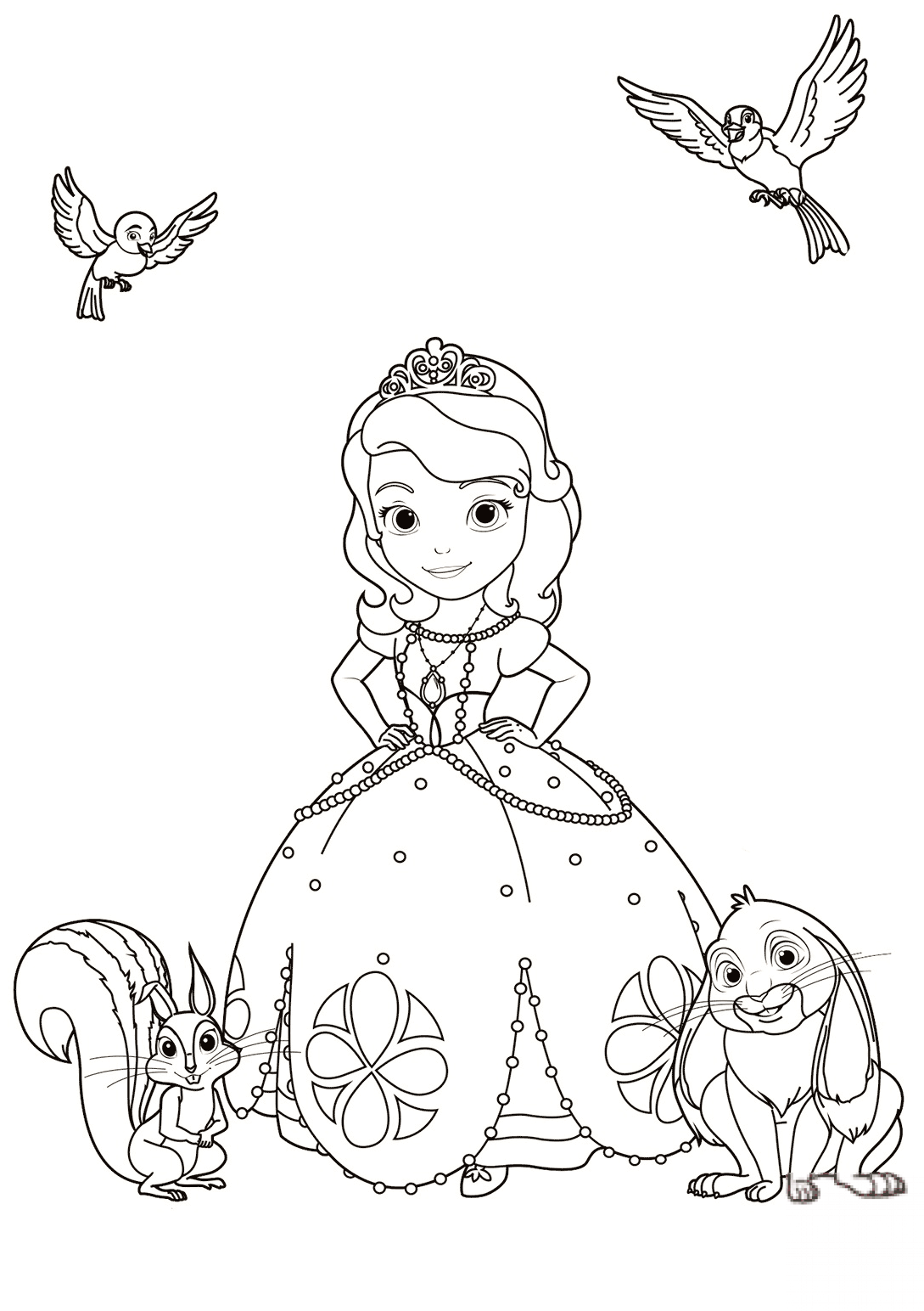 Sofia with Animals