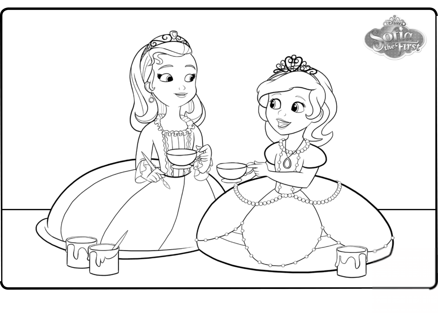 Princess Sofia and Princess Amber