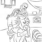 Saints Anna and Joachim with Little...