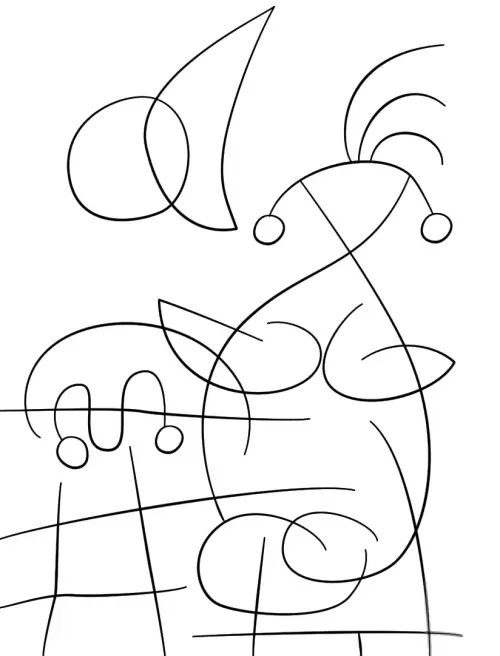 kolorowanka Joan Miró