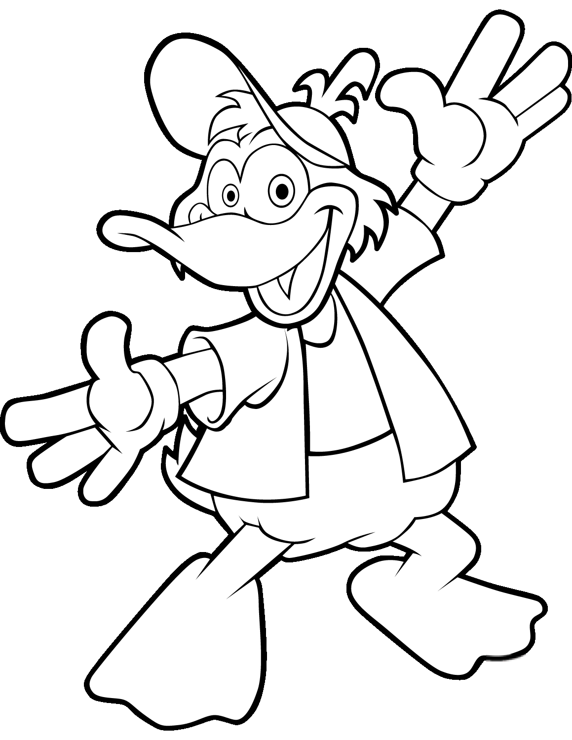 Cute Cartoon Duck