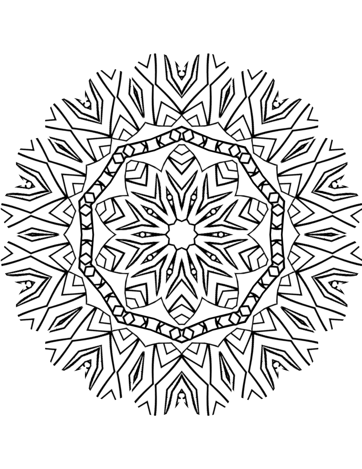 kolorowanka Kalejdoskop