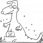 Kangur podczas Haloween