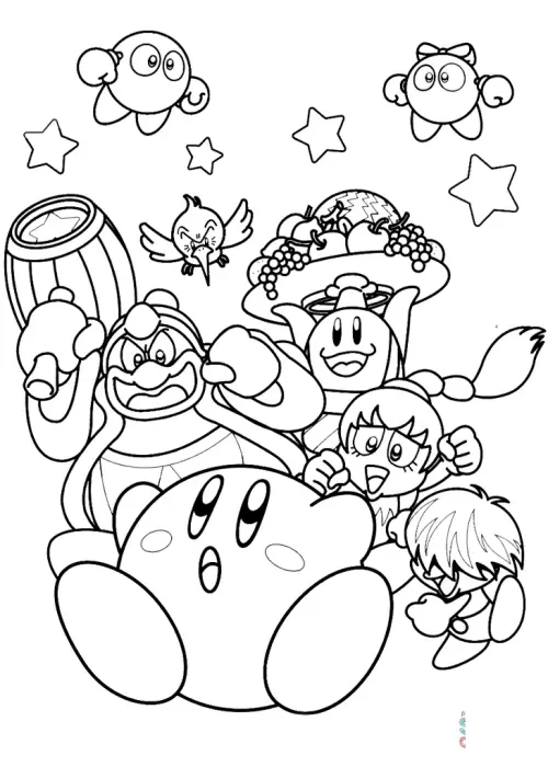 kolorowanka Kirby