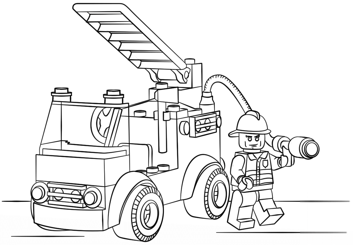 Klocki Lego Wóz strażacki