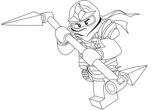 kolorowanka Klocki Lego Ninjago