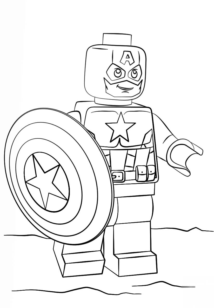 Klocki Lego Kapitan Ameryka