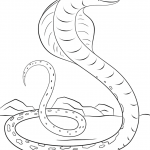 Cute Cartoon Cobra