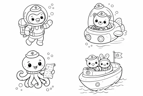 kolorowanka Kolorowanka Oktonauci