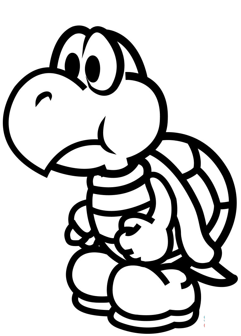 kolorowanka Koopa Troopa