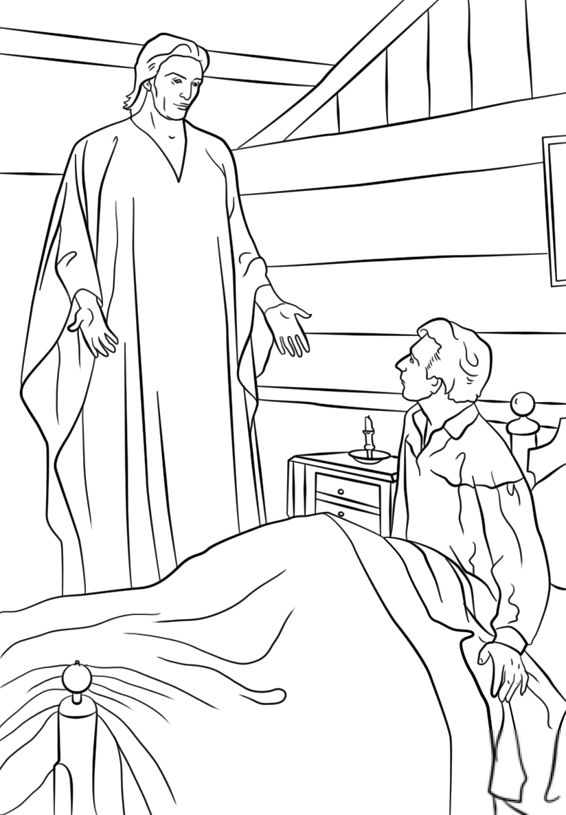 Moroni Appears to Joseph Smith in...