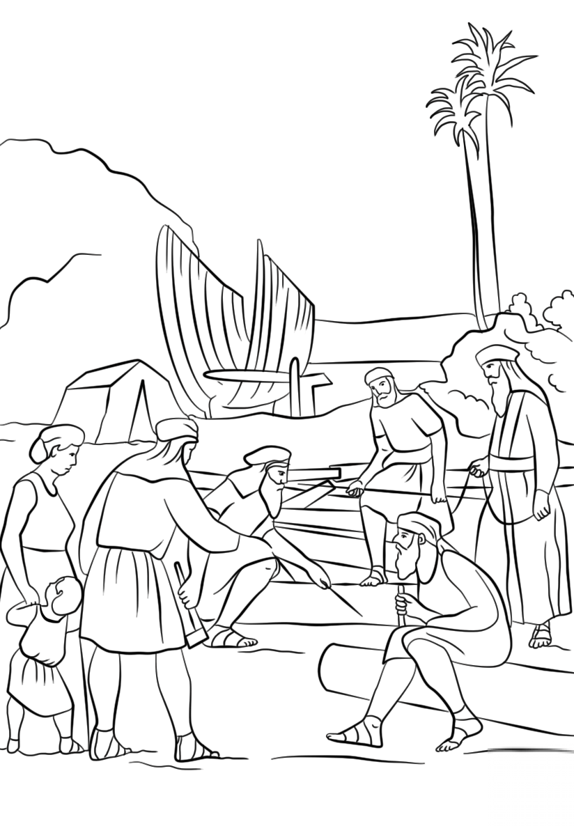 Nephi Builds a Boat