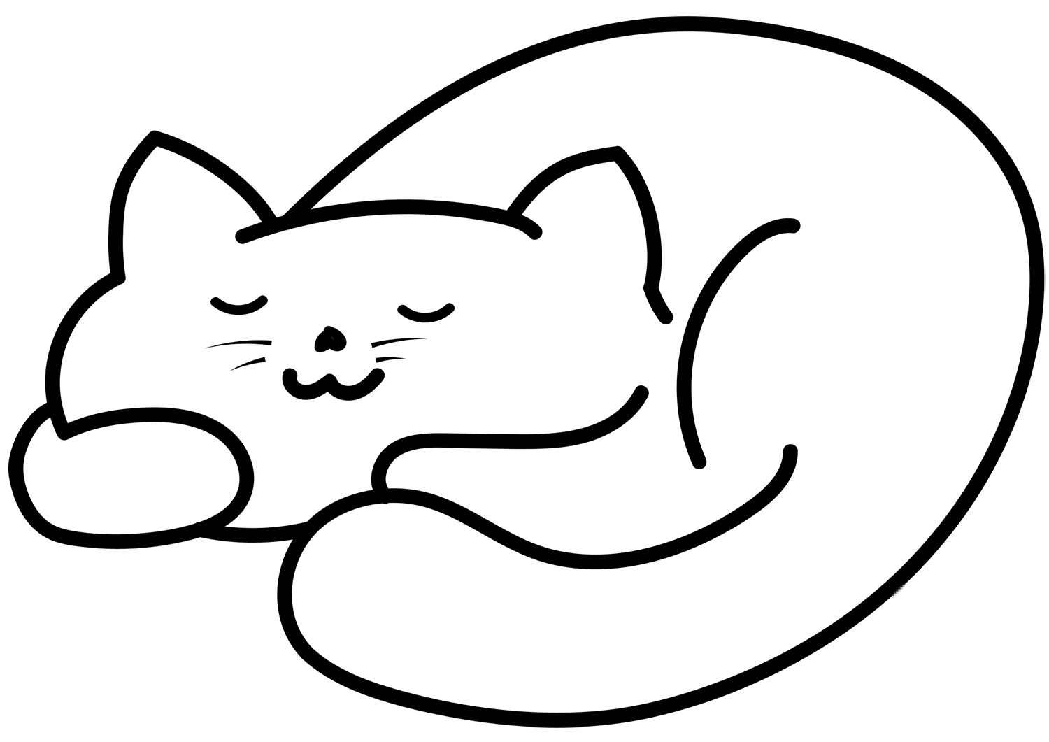 Sleeping Cat