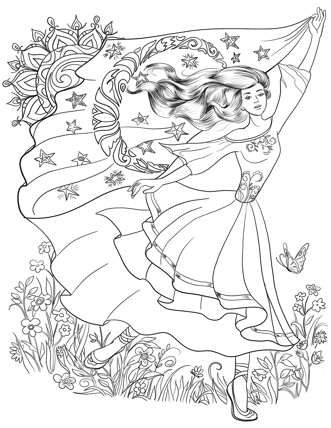 Pagan Girl Dancing