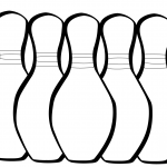 Five Bowling Pins