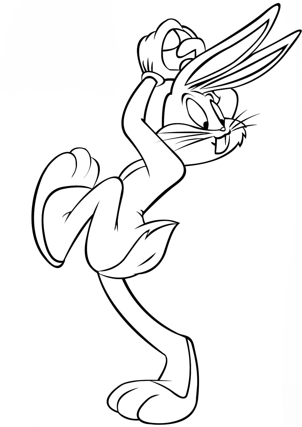 Bugs Bunny Playing Baseball