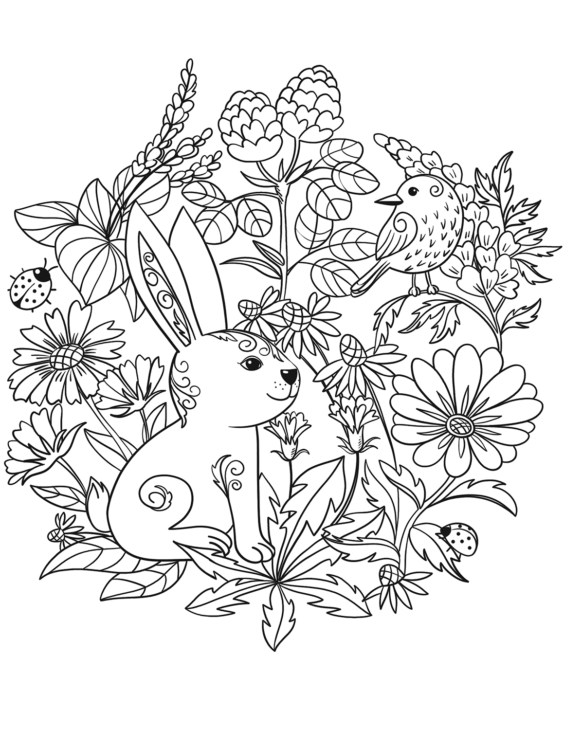 Rabbit and Bird