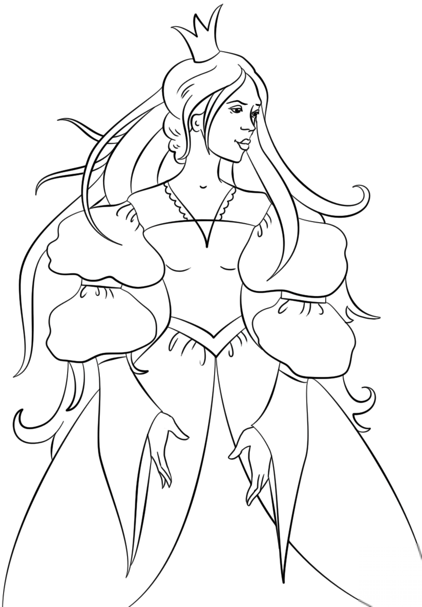 Princess with Crown