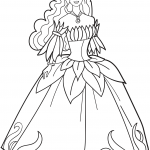 Princess in Flower Dress