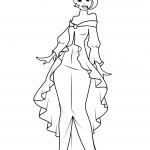 Princess in Mermaid Dress