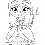 Princess with Wand