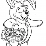 Winnie Pooh with Easter Basket