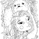 A Girl with a Sloth