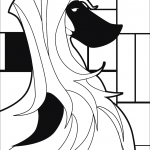 Pop Art Saluki Dog