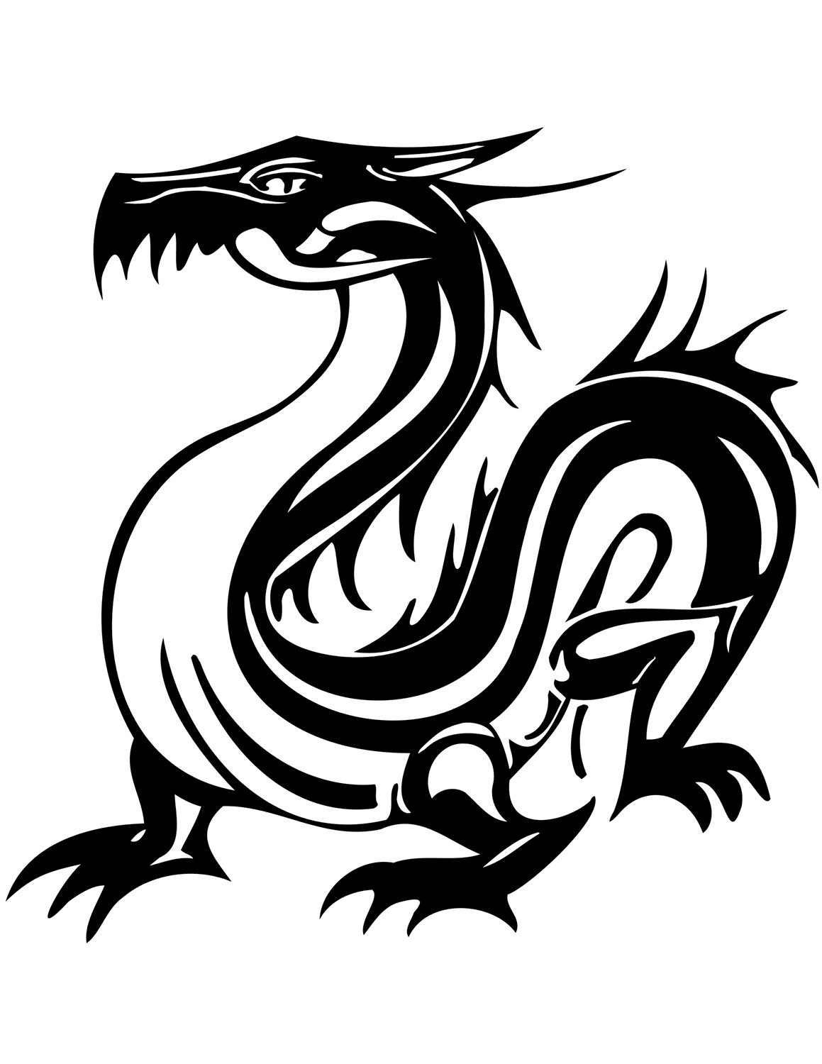 Oriental Dragon Tattoo