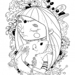 A Girl with a Rat