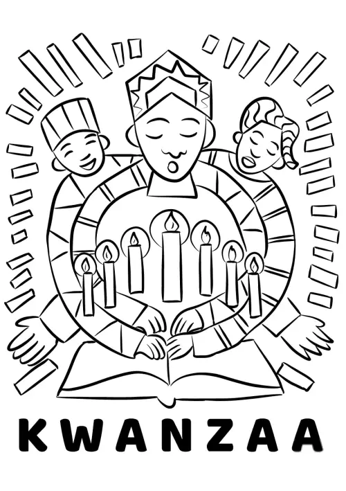 kolorowanka Kwanzaa